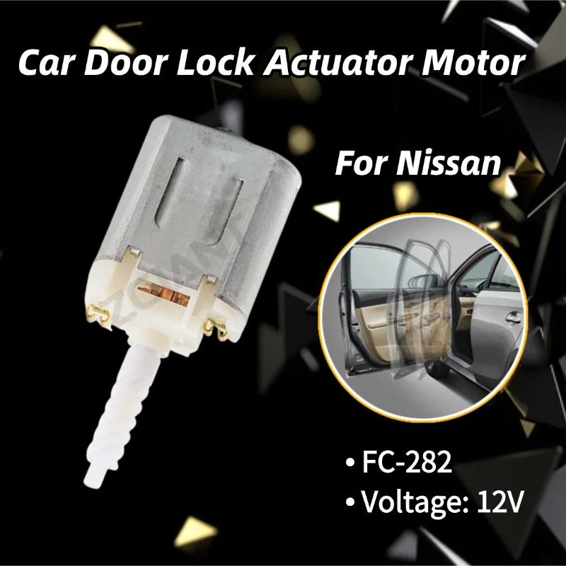 

AZGIANT Car Door Lock Block Motor FC-282 High Power 12 Volt For 1993-2002 Nissan Micra K11 Interior Replacement Parts