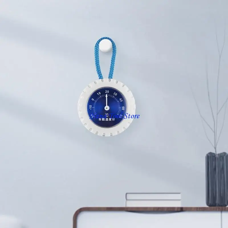 31GJ Automotive Temperature Gauge Car Interior Thermometer with Blue Display