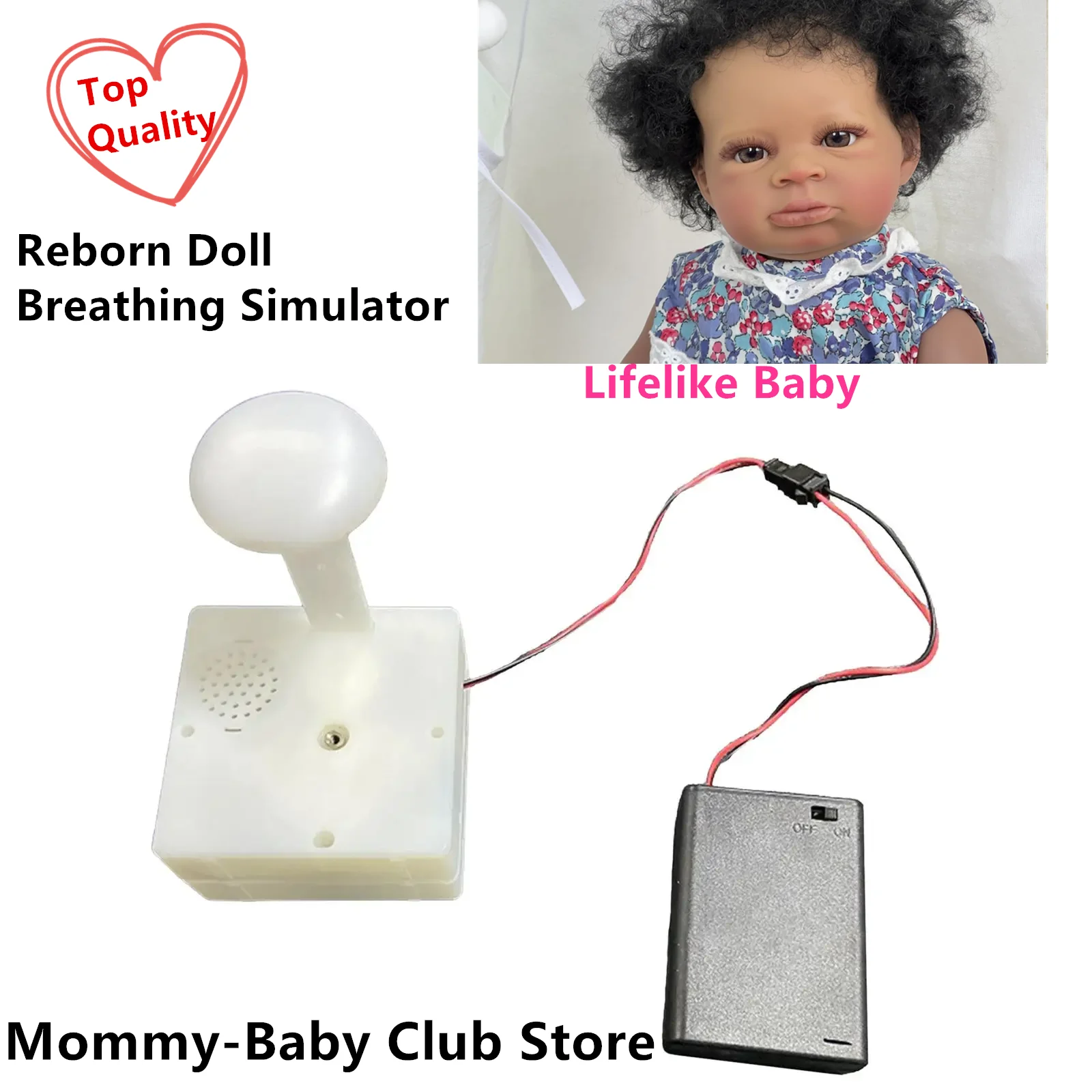 Reborn Baby Toy Doll Breathing Mechanism Reborn Doll Breathing Simulator With Lifelike Sleeping Pulsing Device Lifelike Baby