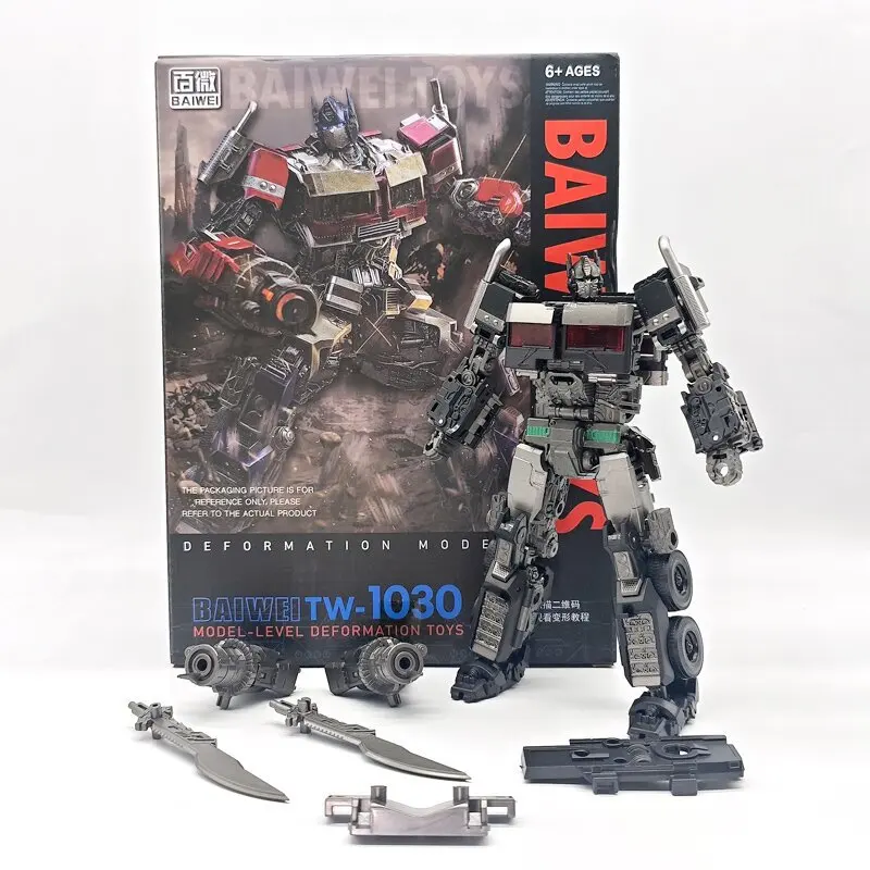 Transformation Toys in Stock Baiwei TW-1030C Dark OP Simple Version Car Transformation Robot Model Figure Action  Collection