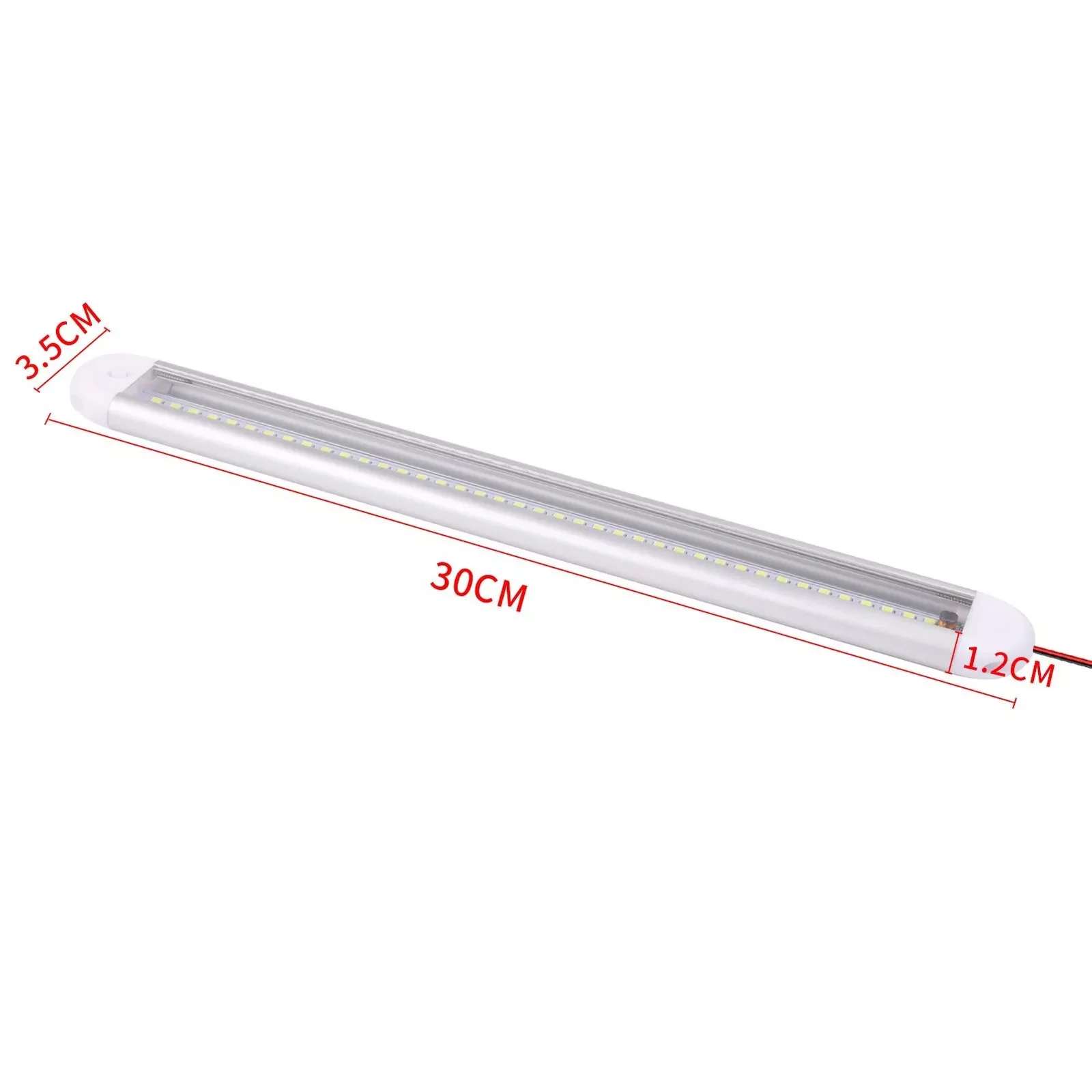 

4pcs 12V LED Interior Light Bar 120LED Led Strip Trunk Lamp For Enclosed Cargo Trailer Car RV Van Truck Lorry Camper Caravan