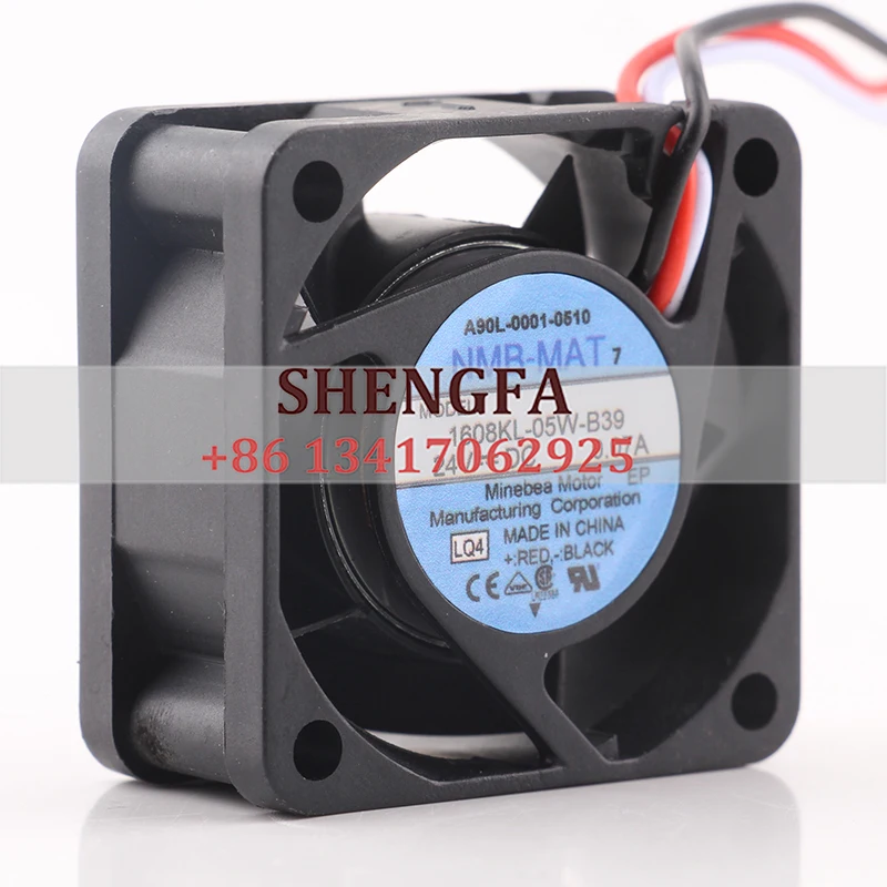 New original NMB 12V 48V DC24V 0.07A EC AC 40X40X20MM 4CM 4020 Fanuc inverter double ball bearing 1608KL-05W-B39 cooling fan