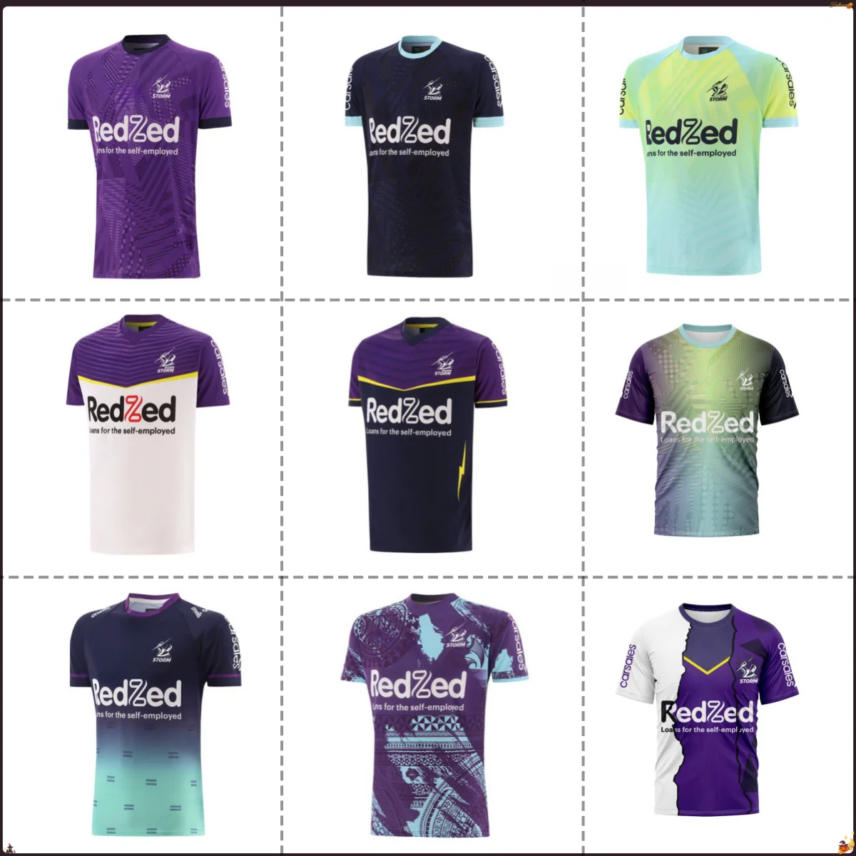 Melbourne Storm 2024 Home/Away/Training Jersey Sizes; S-5XL