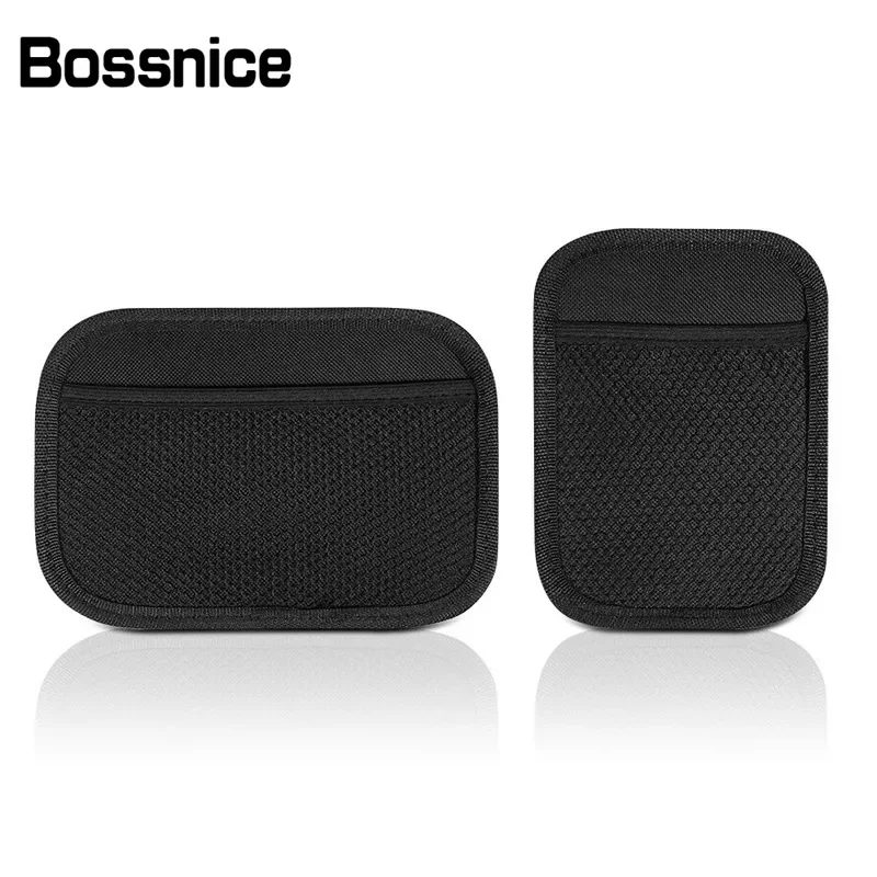 Bossnice 1Pcs Universal Car Storage Bag Net Pocket Car Seat Organizer Mesh Bag Truck SUV Auto Interior Accessories  Phone Holder