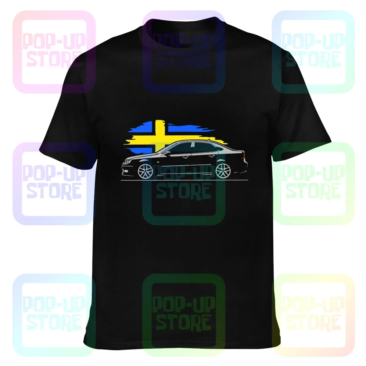 For Saab 9 3 Aero Fans Turbo 9 3X 1 8T 2 8T V6 Classic Swedish Sportscar T-shirt Tee Shirt Gift Vintage