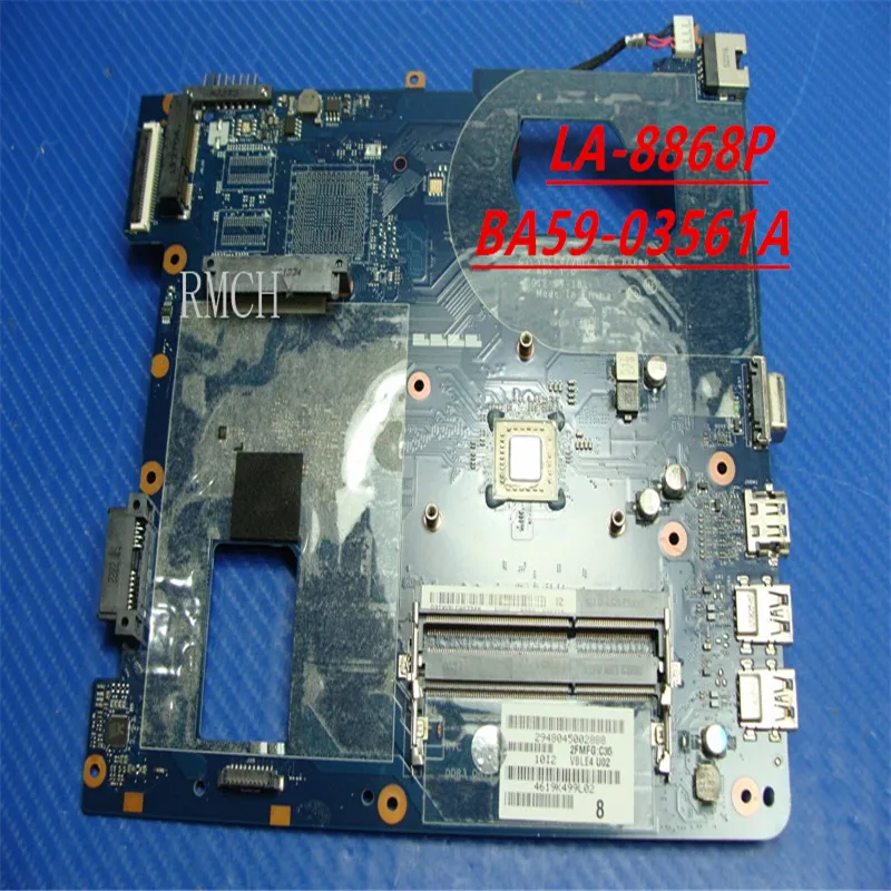 

LA-8868P For Samsung NP355E5C 355E5C Laptop Motherboard DDR3 VBLE4 VBLE5 LA-8868P BA59-03561A BA59-03421A