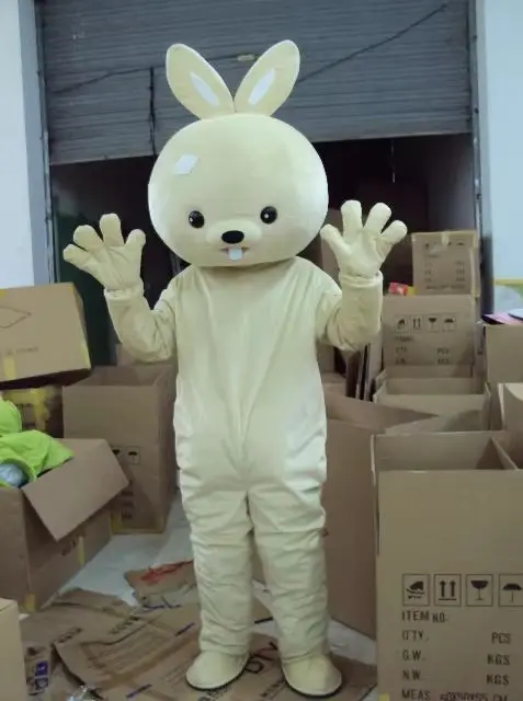 

2025 New Adult Deluxe Lovely Rabbit Party Mascot Costume Christmas Fancy Dress Halloween Mascot Costume Free Ship