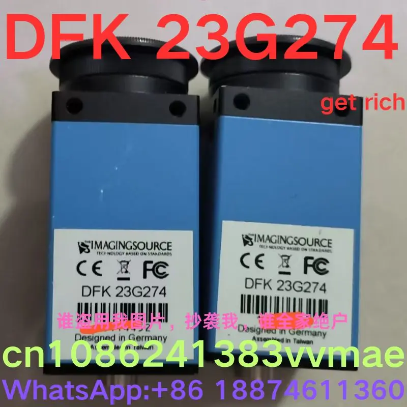 Second-hand test OK  Industrial Camera  DFK 23G274  95 NEW  DFK23G274