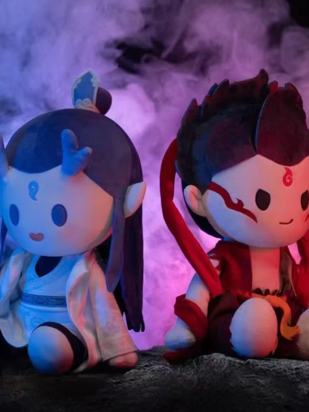 40 سنتيمتر حقيقية Nezha 2 أنيمي آو بينغ الكرتون أفخم الصينية Nezha تمثال Kawaii القطن الشكل دمية المقتنيات الاطفال هدايا مخصصة