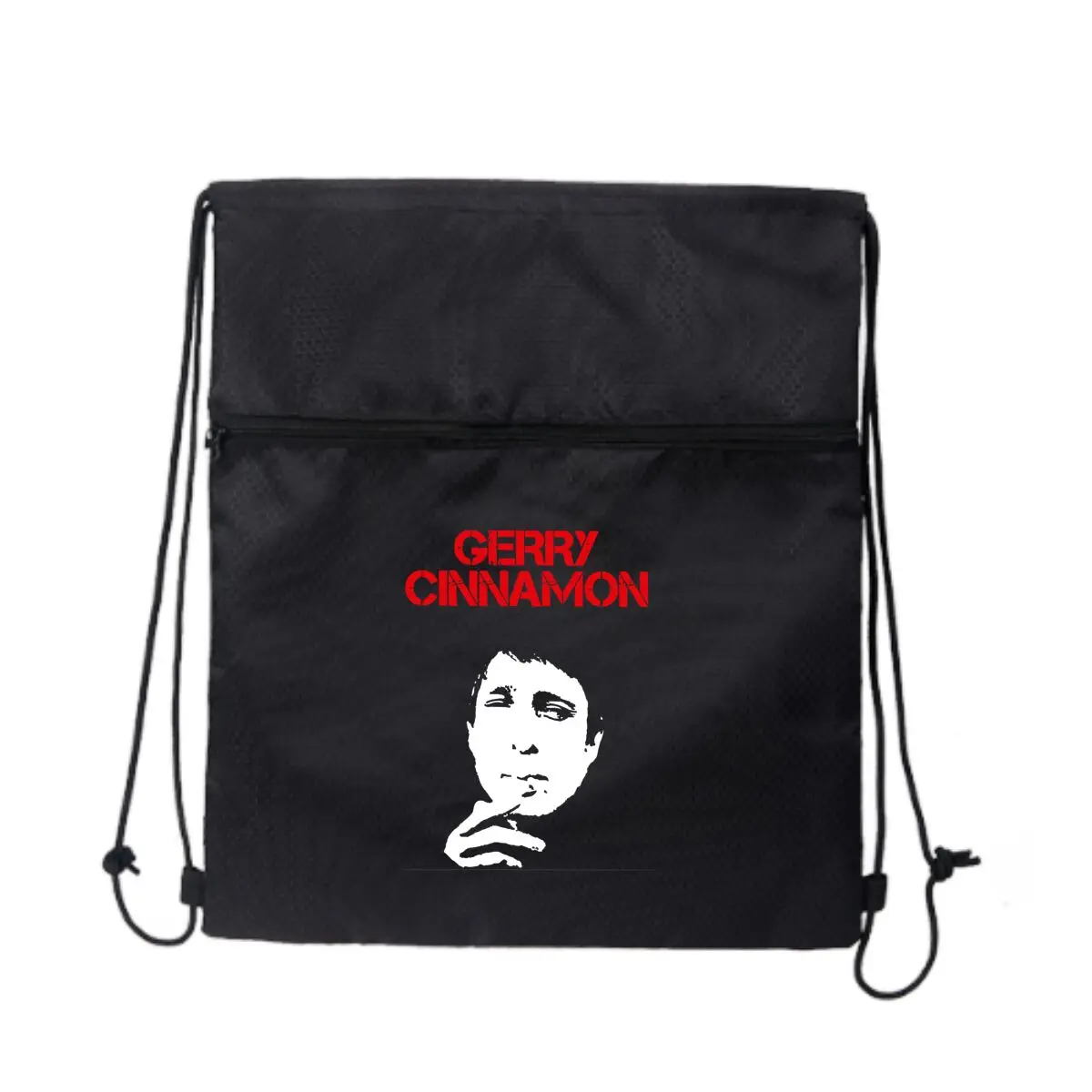 

Gerry Cinnamon Music Singer Tribute Art Design Прочная сумка на молнии на шнурке
