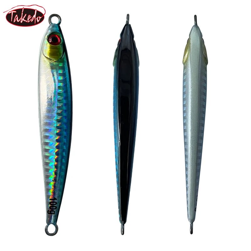 TAKEDO RX01 Señuelo Jigging Metal Luminoso para Agua Salada - imagen 3