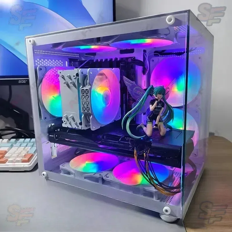 Gaming Desktop Pc Computer Rebuilt Gaming Pc R5 1500X with Rx 580 Graphics Card Ram 16g 256gb Ssd Computer
