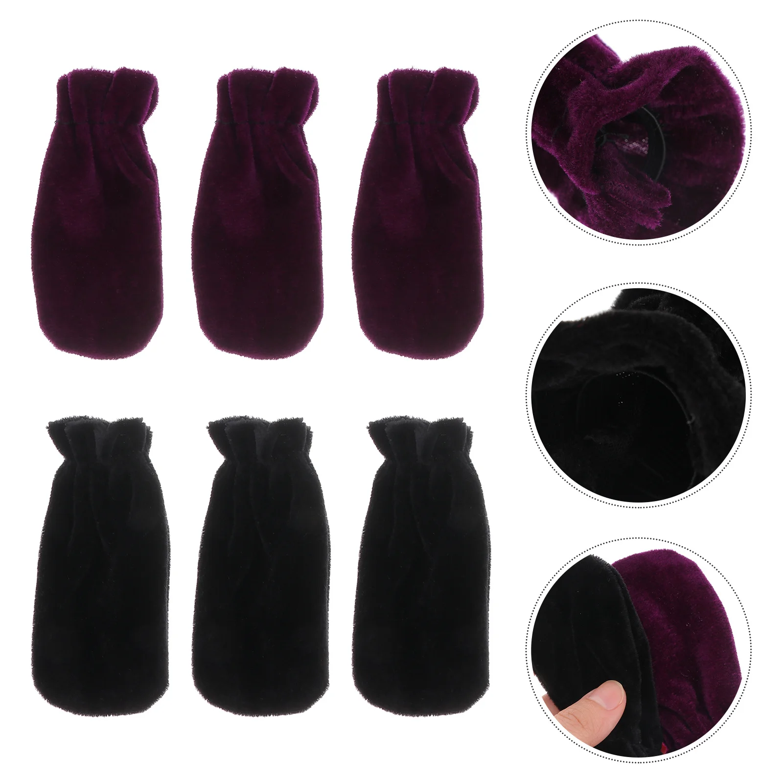

2Sets Piano Pedal Protective Covers Durable Pleuche Elastic Band Piano Foot Pedal Protective Sleeves Scratch Resistant