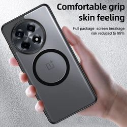 Case For Oneplus 13R 13 12 12R Ace5 Pro Ace3 Acrylic Matte Magsafe Wireless Charger Cover For One Plus 13 R Bumper Funda Shell