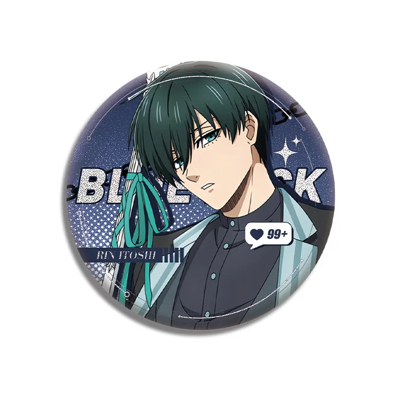 الأزرق قفل مزدوج فلاش شارة 75 مللي متر 58 مللي متر أنيمي الحيوانات الأليفة شارة 284 287 بالجملة أنيمي البضائع الأزرق قفل الأزرق قفل البضائع الأزرق #4