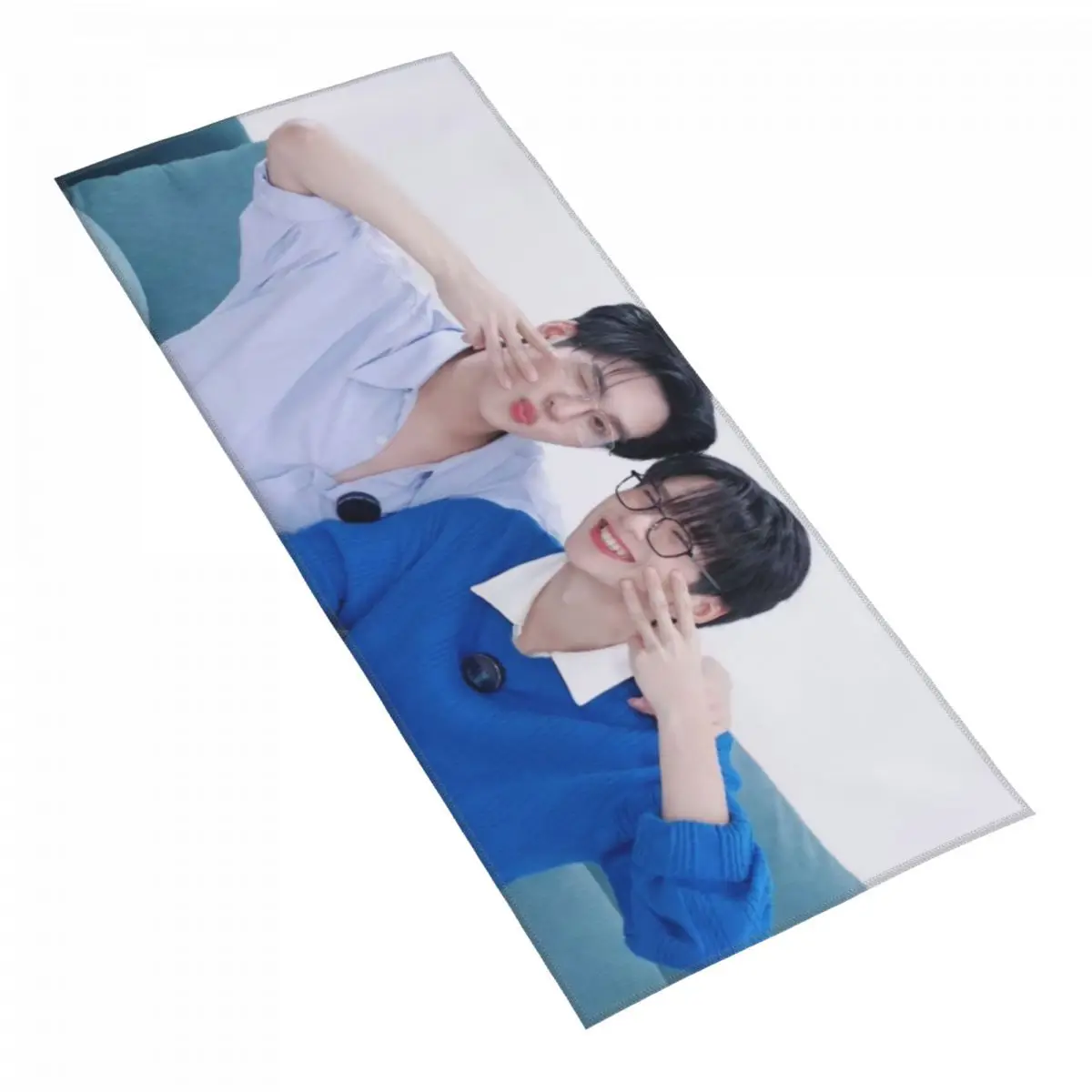 Auausave Thomaskong Porteetee HD Poster 35x75cm Microfiber Towel Thai TV Your Sky Drama Stills Hand Absorbent Face Towel