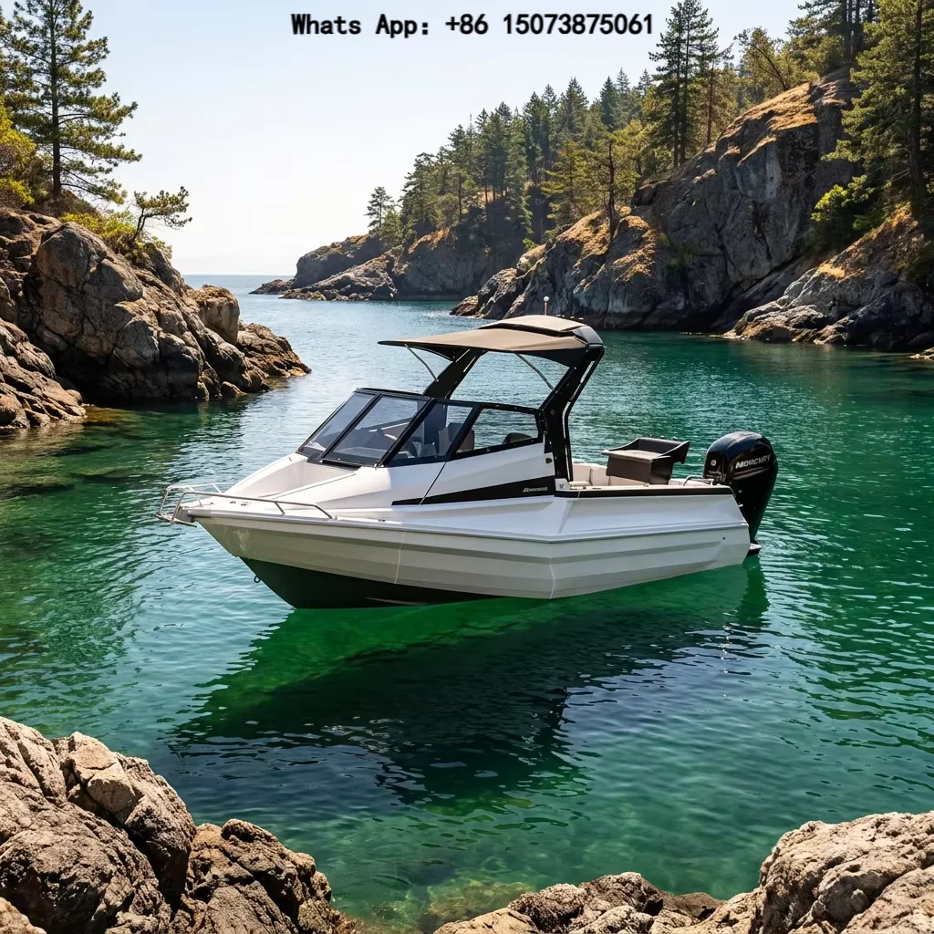 Aluminum Motorboat with Sport Fishing Function and Durable Hull Boat