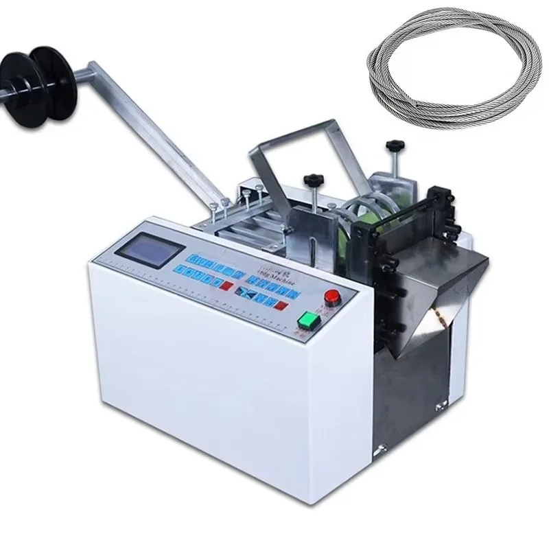 Automatic Heat Shrink Tube Cutter Silicone Hose PVC Sleeve Cutting Machine