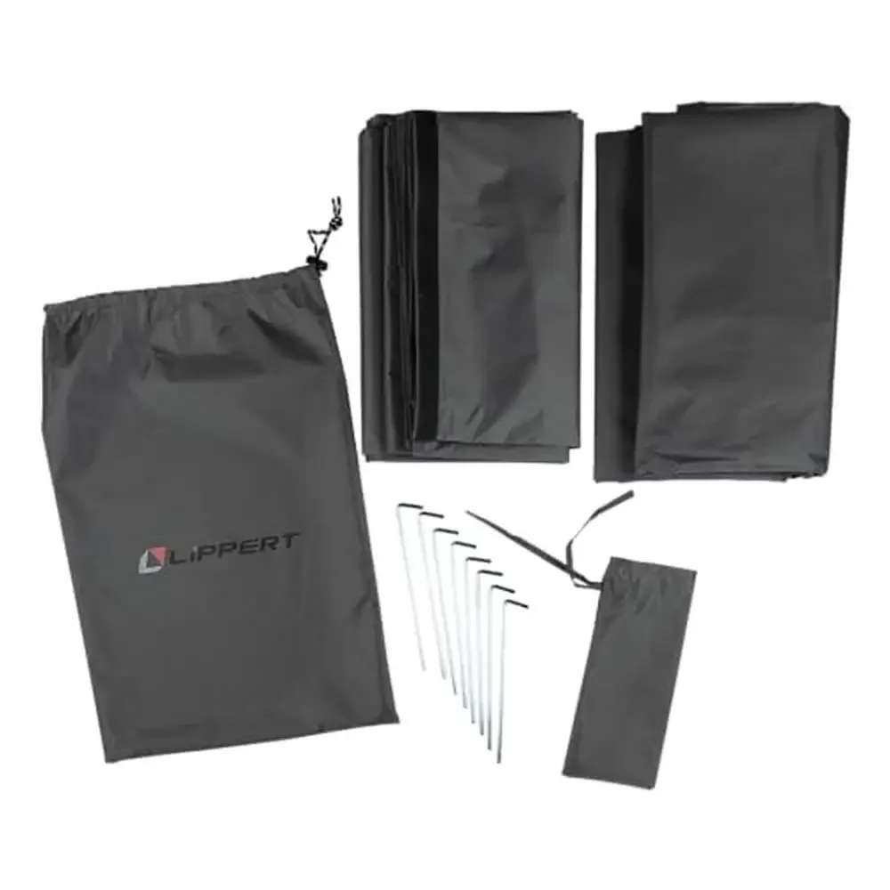 

Portable Gazebo Floor 16' x 8' Picnic Popups Easy Install Dirt Protection Durable Polyester Carry Bag Included