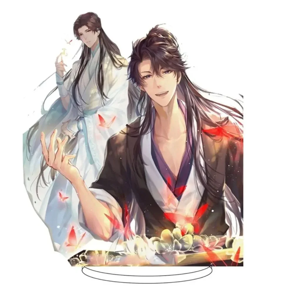 Anime The Husky and His White Cat Shizun  Figures Cosplay Acrylic Stand Model Plate Desk Decor Standing Sign prop Fans Birthday