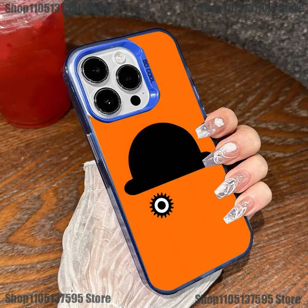 A C-Clockwork O-Orange Phone Case For iPhone 17,16,15,14,13,12,11,Mini,Pro,E,SE4,XS,MAX Blue Candy Matte Cover