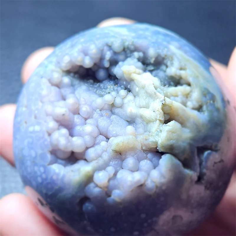 Natural grape agate energy balls Reiki Crystal Healing home decorations for Christmas gifts