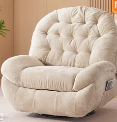 Living room rotating reclining leisure chair, light luxury electric function, lazy rocking chair