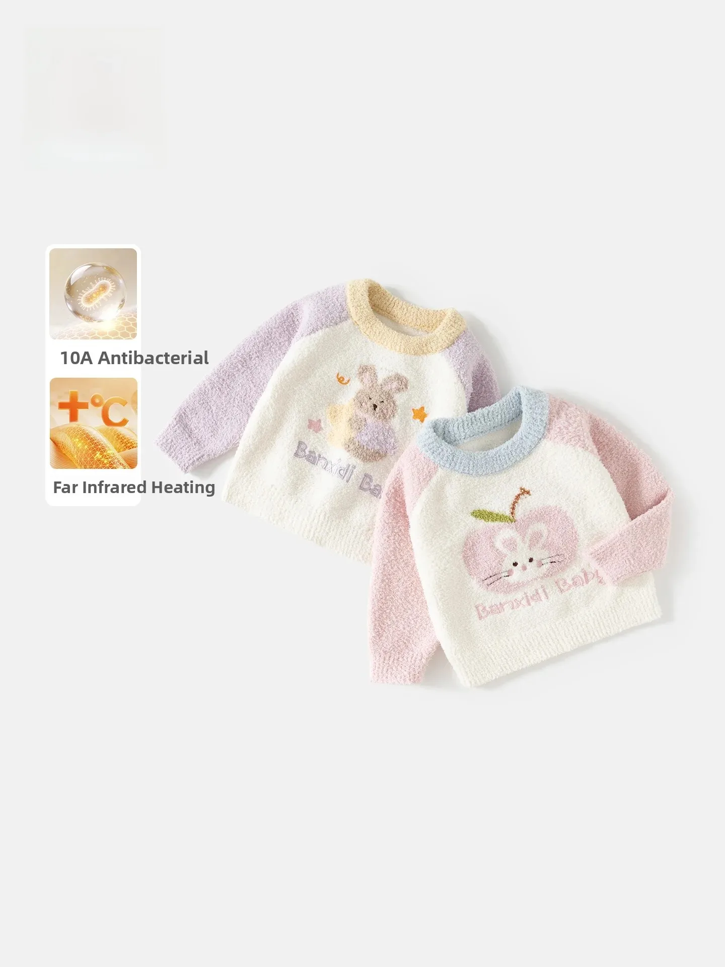 autumn-winter-kids-knitted-sweater-baby-base-layer-top-rabbit-design-children's-long-sleeve-round-neck-pullover-cartoon-t-shirt
