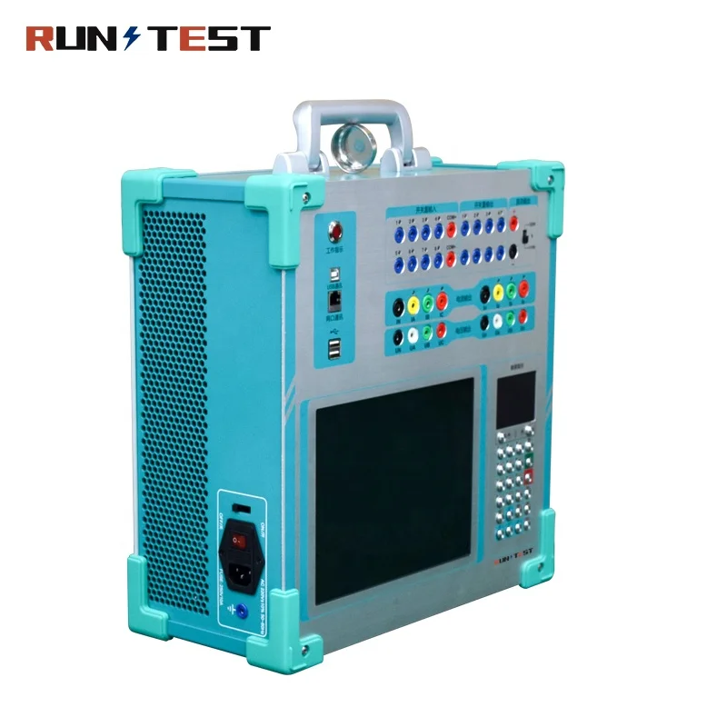 Ce Certificate Automotive 6 Phase Relay Protection Testing Instrument Microcomputer Relay Protection Tester