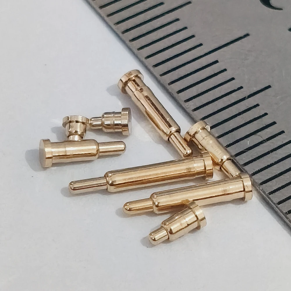200Pcs Pogo Pin Spring Loaded Connector Charging Contact Probe Test Pin Antenna Spring Top Pin POGOPIN Contact Spring Needle