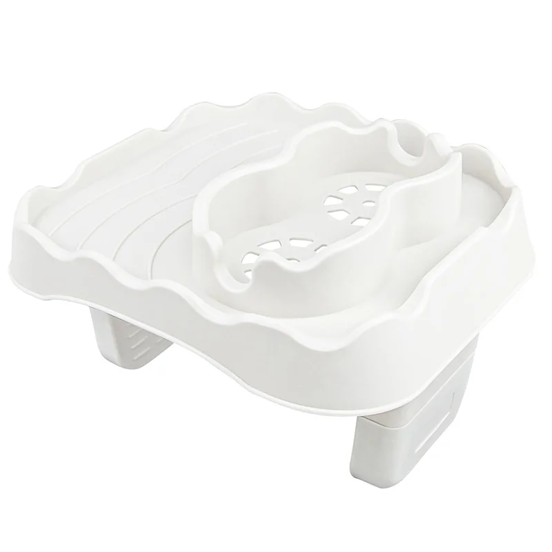 حامل أكواب حمام السباحة M93K، حامل أكواب مشروبات قابل للفصل وصينية ترطبات متوافقة مع معظم حمامات السباحة القابلة للنفخ #1