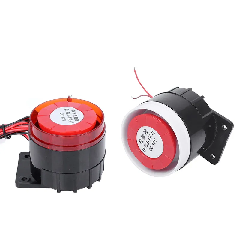 BJ-1K 12 24V 220V Buzzer with light without light high decibel sound and light alarm alarm explosion anti-theft horn electronic