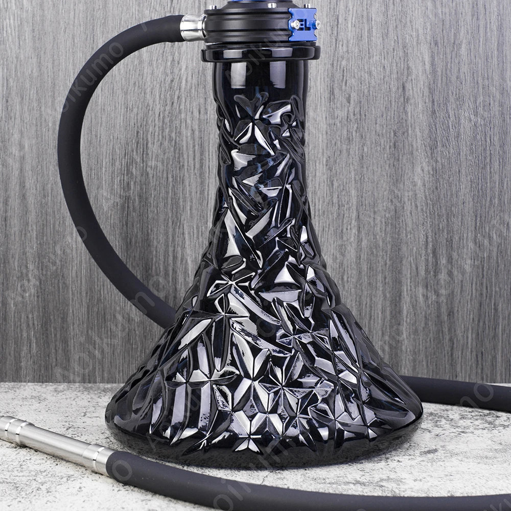 شيشة شيشة بقاعدة شيشة لخزان زجاجي لخزان المياه بقاع زجاجي لغرفة حاوية زجاجي