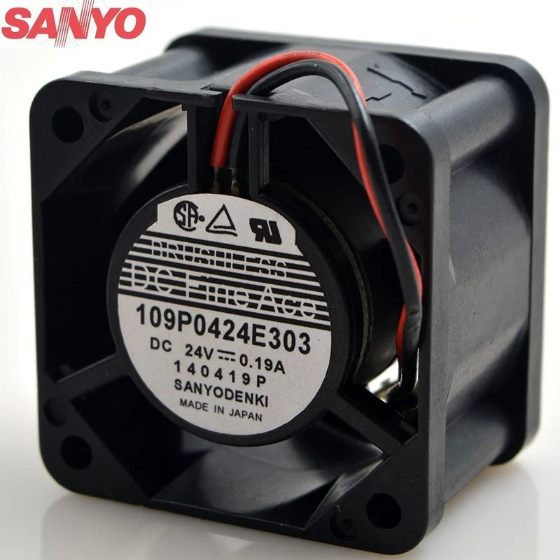 

For Sanyo 109P0424E303 0.19A 4028 24V 4cm 4 cm large wind frequency converter fan