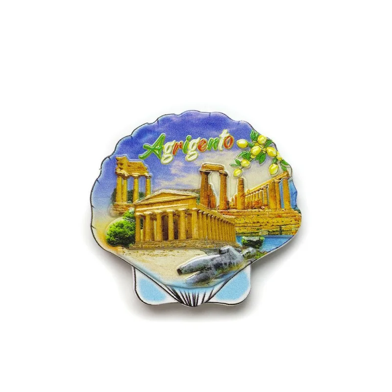 

Italy Agrigento Valley of the Temples 3D Resin Calamita Magnet Frigo Decoración Hogar Cute Magnets Refrigerator Scenery Souvenir