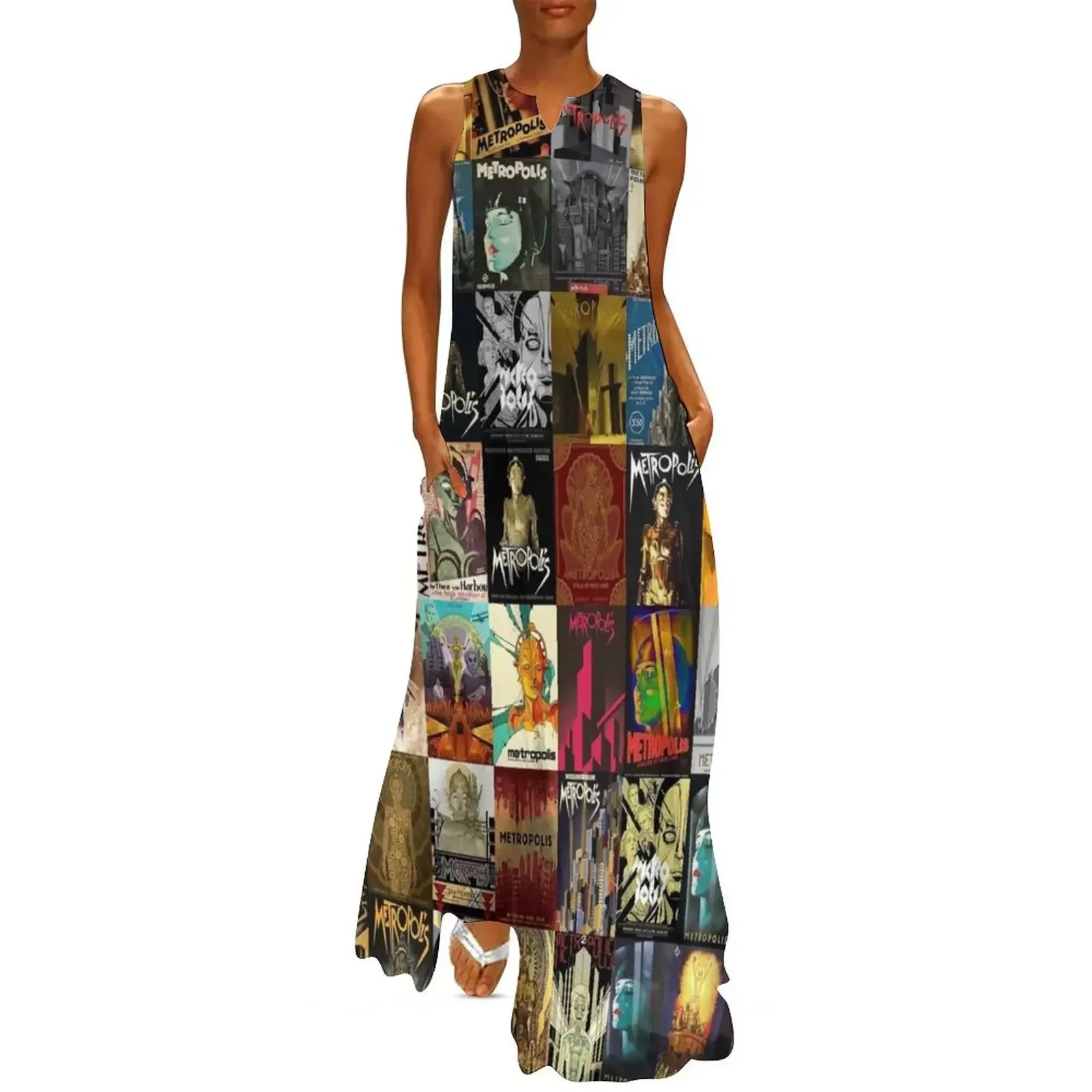 

Metropolis Long Dress women clothes Women's summer dresses prom dress Women's long dress