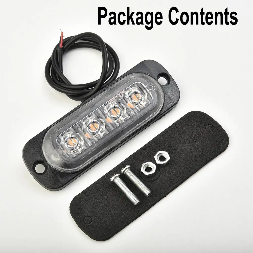 

4LED автомобильные противотуманные фары для лодок, головные фонари для грузовиков, фургонов, внедорожных сигнальных ламп, автозапчасти, автомобильные аксессуары
