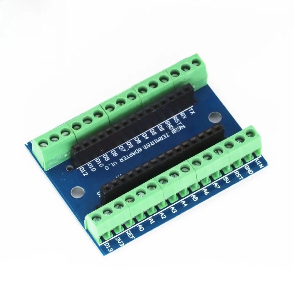 

SUNLEPHANT Arduino Nano Expansion Board NANO IO Shield V1 0 All IO Pins Breakout Board for Nano 3 0 Compatible Easy to Use Proto
