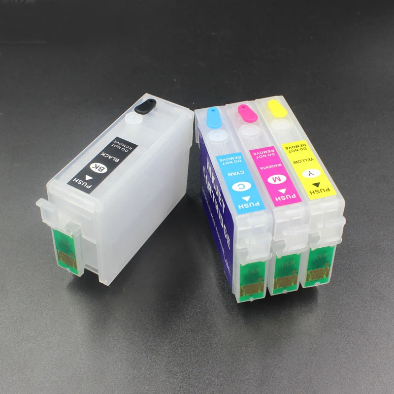 T1271 127XL Refillable ink cartridge for EPSON Workforce 630 60 545 645 840 845 WF-3520 3530 3540 7010 7510 7520 with ARC chip