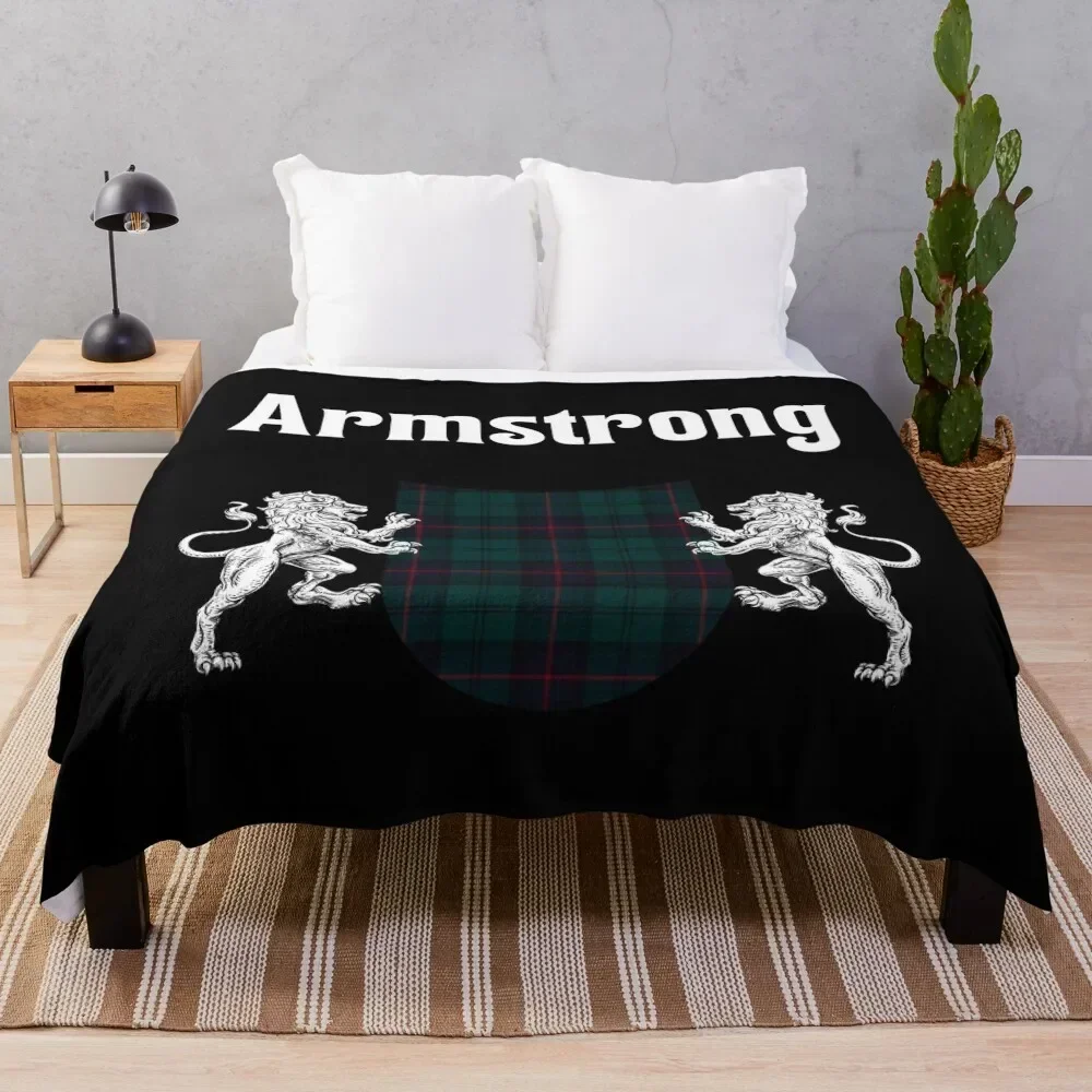 

Armstrong Clan Scottish Name Coat Of Arms Tartan Throw Blanket Beautifuls Soft Blankets