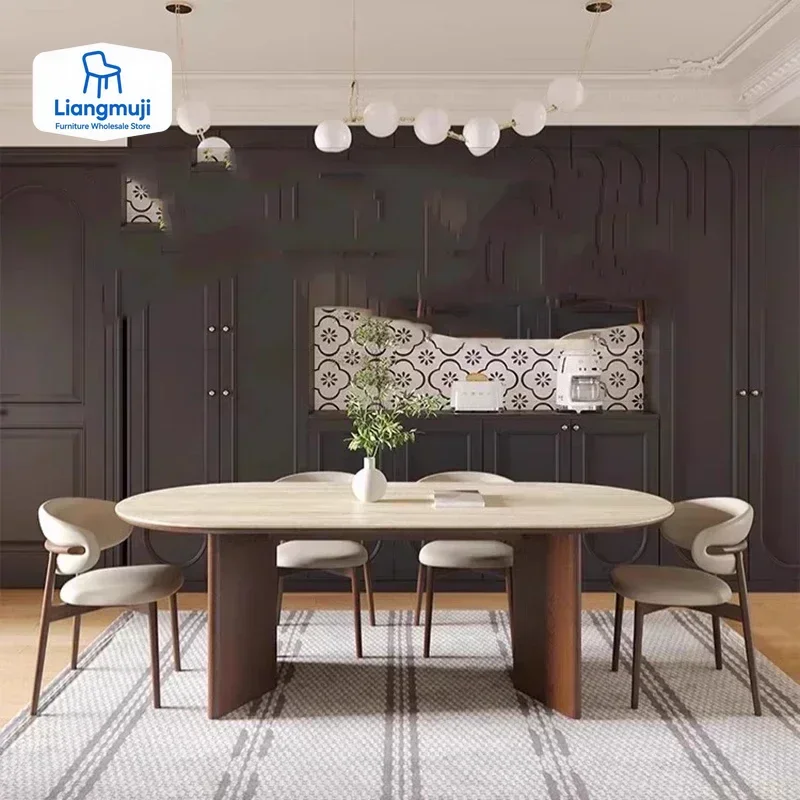 Multifunction Home Furniture Kitchen Table Reception Tables Dining Room Luxury Chairs Mesa Plegables Ceramic Extendable Round