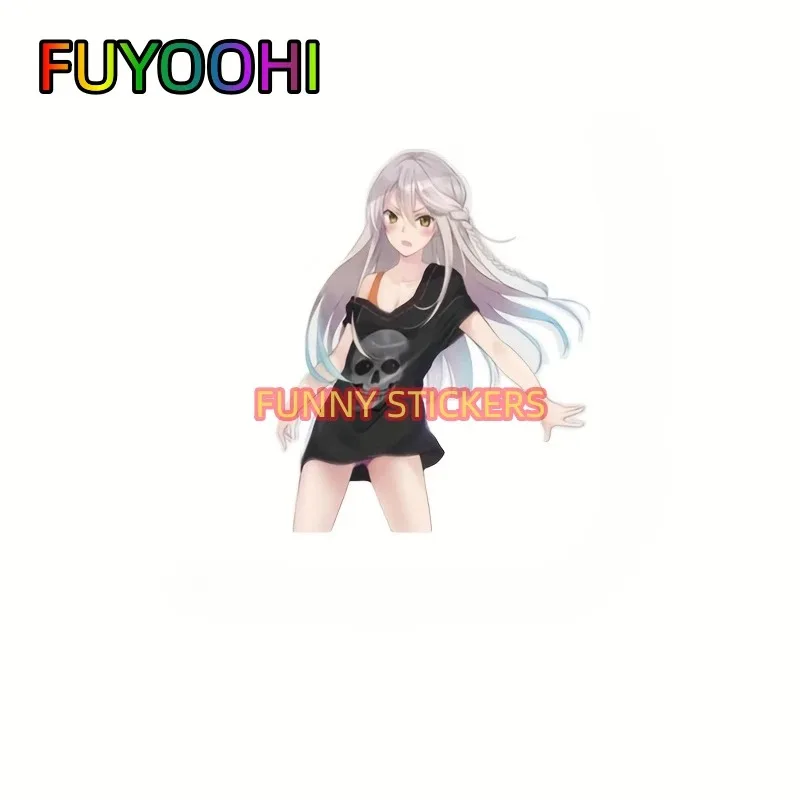

FUYOOHI Animation Beauty Car Sticker Electric Car Sticker Computer Decorative Body Scratch Sticker