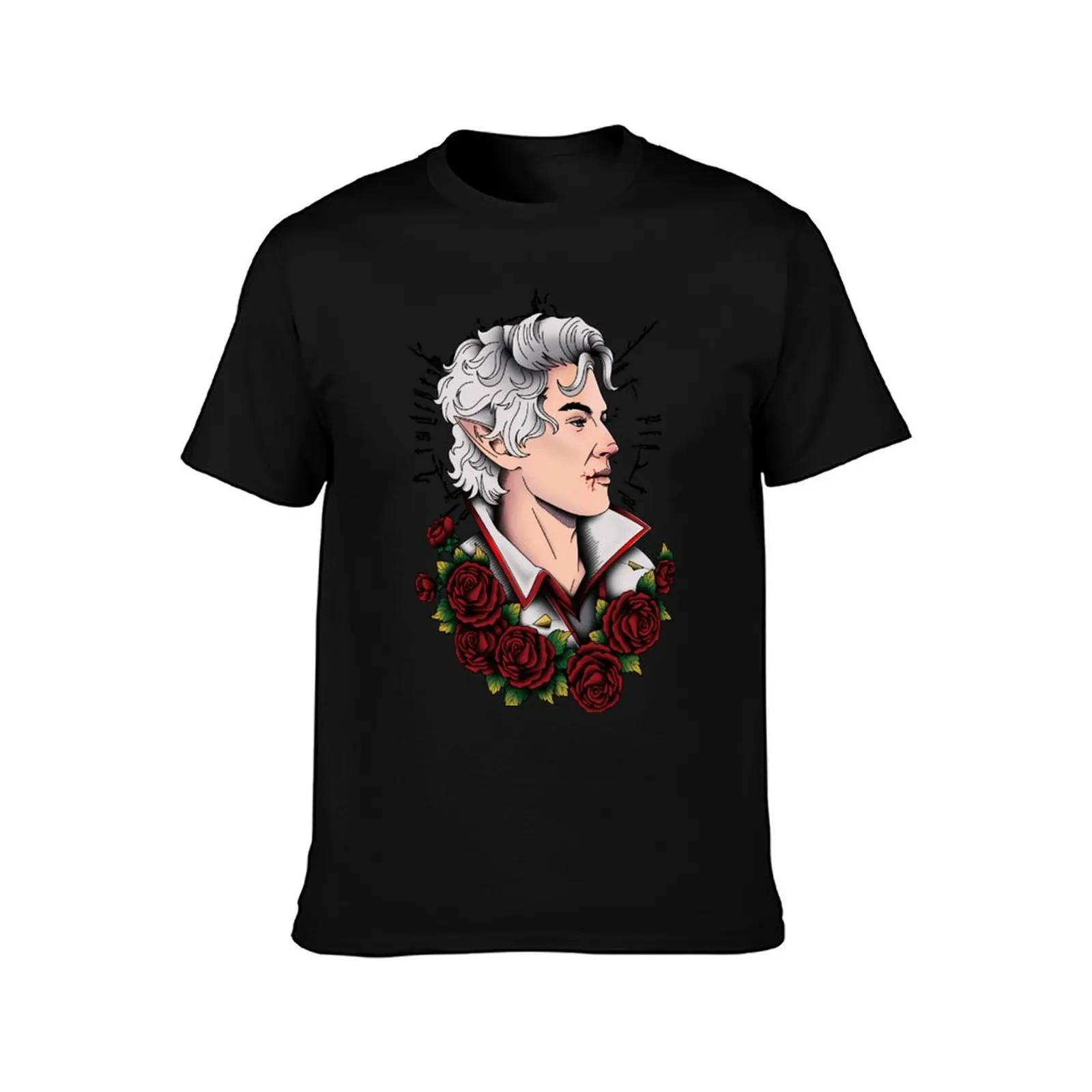 The Pale Elf T-Shirt Summer Casual Cotton Tee Oversized Streetwear Tops Vintage Graphic Print Loose Fit Short Sleeve