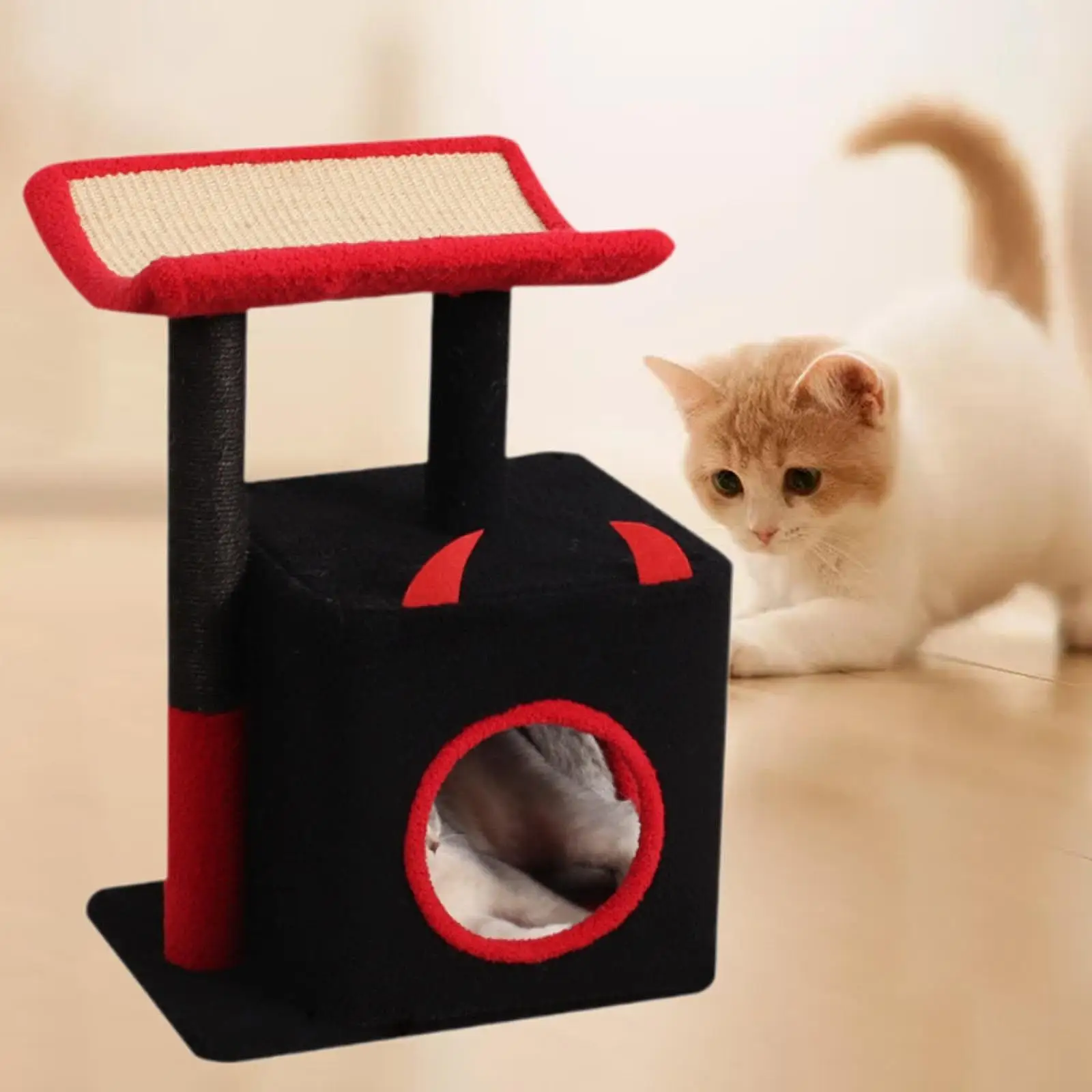 Cat Tree Multi Tiers Furniture Protector for Indoor Cats Vertical Cat Climbing Cat Nest Cat Bed for Cat Kittens Kitty Rest Play