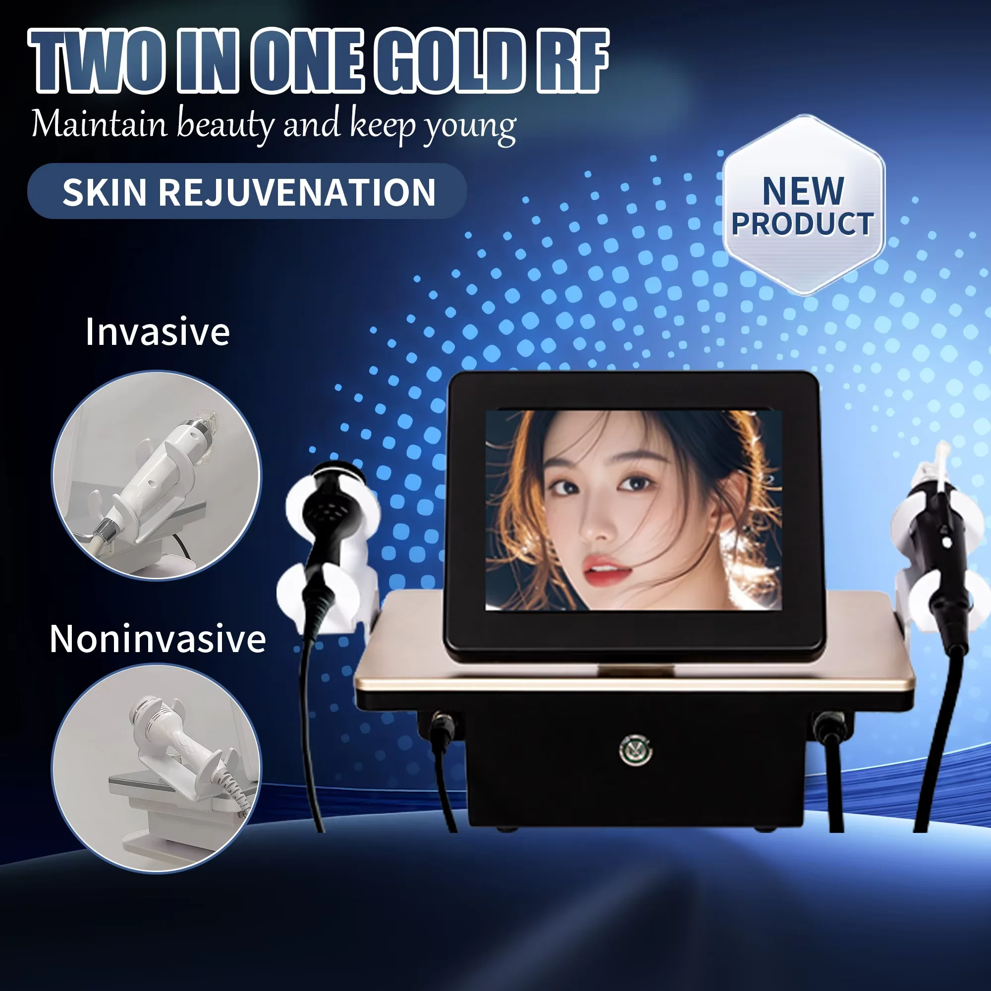 آلة تجميل الوخز بالإبر الدقيقة الجزئية RF لإصلاح حفر حب الشباب والخطوط الدقيقة وإزالة التجاعيد وعلاج شد الجلد والرفع #3