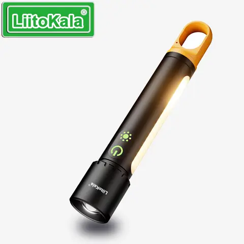 LiitoKala 울트라 브라이트 코어 LF-X725 손전등 21700 3500mAh 배터리 조명 1500LM 20W 500m 범위 LiitoKala 울트라 브라이트 코어 LF-X725 손전등 21700 3500mAh 배터리 조명 1500LM 20W 500m 범위