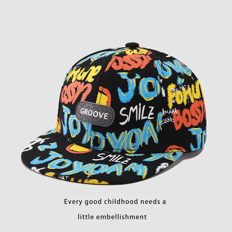 2026 New Kids Baseball Cap Boy Girl Snapback Hip Hop Cap Fashion Letters Children Baby Cap Adjustable Sun Hat For 3-10Y image 5