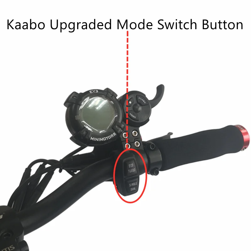 Kaabo Upgraded Mode Switch Button for Mantis8/10 Wolf Warrior II Wolf King Original ECO TURBO Single Dual Scooter Switch Button