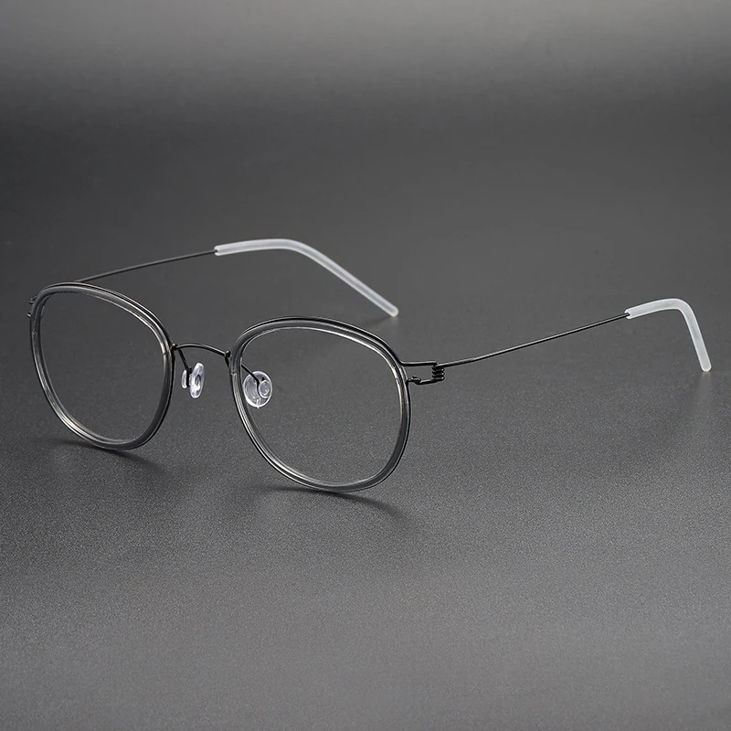

2025 New Optical Glasses Frame Men Women Luxury Brand Eyeglass Frame Titanium Eyewear Retro Prescription Myopia Round Eyeglasses