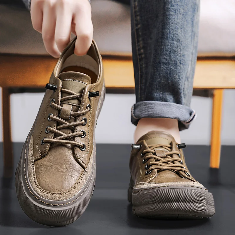 

Черные удобные резиновые кроссовки на плоской подошве, весна 202, новая мужская обувь, мужская повседневная обувь, модные однотонные легкие противоскользящие мужские кроссовки